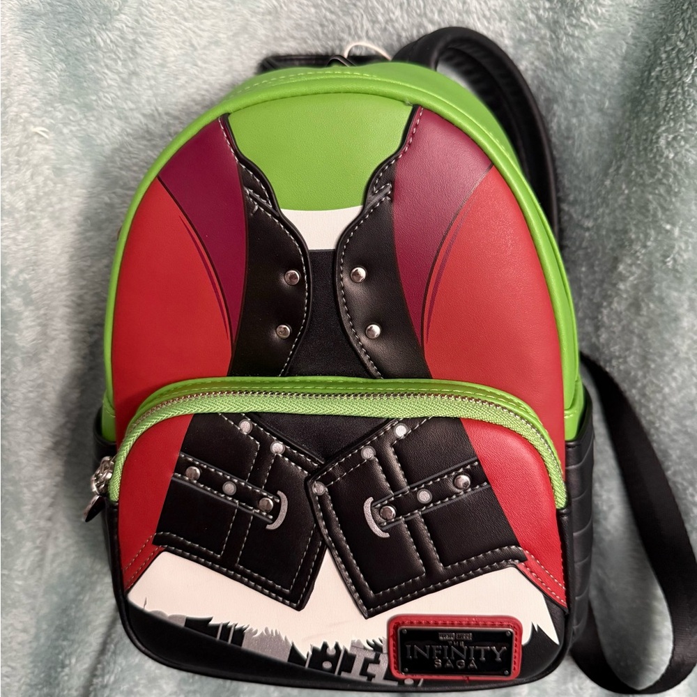 Loungefly Marvel The Infinity Saga Gamora Glow-In-The-Dark Mini Backpack NWT